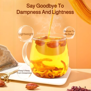 Wheat Nourishing and Moisture Removing Nine Flavor Mulberry Rehmannia Tea for All Seasons Adults Men and Women Office Workers Detoxifying and Beauty Enhancing