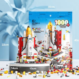 Building Sets Mainan Pesawat Luar Angkasa Aerospace Rocket 69/88/107/130/512 Blocks Mainan Anak