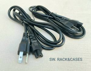 สายไฟปลั็กคอม ปลั๊กแบน (ราคาต่อ 1 เส้น) ปลั๊กแบน 3 ขา 300/500V สายยาว 1.2 เมตร สายไฟปลั็กคอม ปลั๊กอะแดปเตอร์ วัสดุทองแดงผสม สินค้ามาตรฐาน