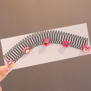 Lược tạo kiểu lược cài tóc sau gáy dạng kéo đính hoạ tiết dễ thương cho bé gái kích thước 19cm BB04