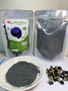Bột hoa đậu biếc (500g) bột đậu biếc nguyên chất chuyên dùng nấu xôi bột làm bánh tạo màu và tạo mùi món ăn HN