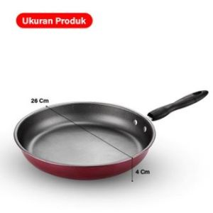 Wajan Penggorengan Antilengket Bahan Batu Medis 32 CM