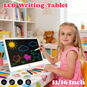 16 Inch LCD Electronic Writing Tablet Colorful Writing Board with Magnetic Pen Drawing Pad for Kid