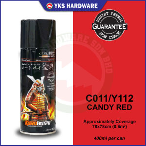Samurai CANDY COLOURS Spray Paint 400ml [READY STOCK]