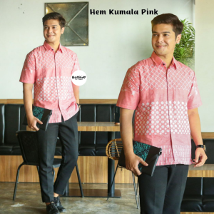 Kumala Series Blouse Hem Pakaian Batik Couple Seragam Modern Atasan Baju Kerja Kantor Wanita