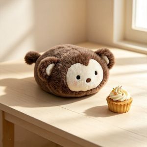 LUMINOU Soft Plush Plush Companion Doll Cartoon Animal PP Cotton Desktop Wrist Rest Pillow Cute Cartoon Animal Plush Toy Kid Gifts