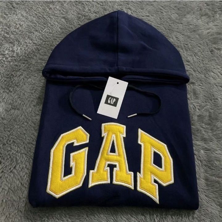 Hoodie GAP new Navy Logo Full Boordir Unisex Premium Size Lengkap