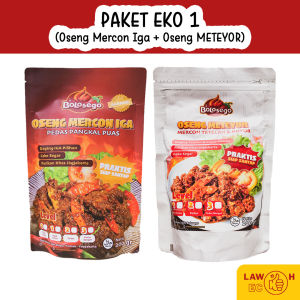 BOLOSEGO PAKET EKO 1 - Oseng Mercon Daging Iga Sapi + Oseng METEYOR