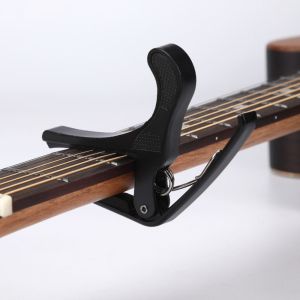 OOC Classic Musical Instruments Guitar Accessories Quick Change Clip Tone Adjust Tuning Clamp Guitar Capo Guitar Tuner Guitar Clamp Key Trigger Capo
