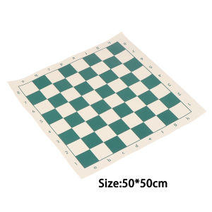 Roll Type Chess Mat PVC Leather Chessboard Chess Board 50cm*50cm Without Chess Pieces