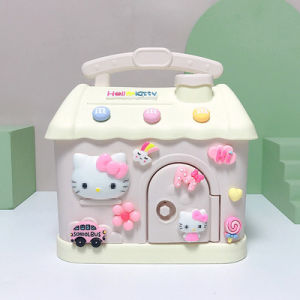 [READY STOCK] Cartoon creative new baby piggy bank childrens piggy bank multifunctional plastic money house