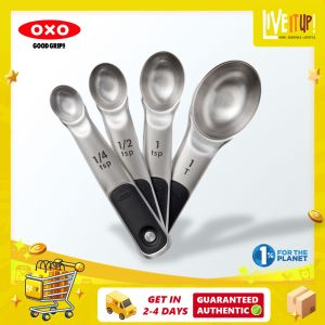 OXO GoodGrips® 4 Pcs Stainless Steel Measuring Spoons with Magnetic Snap