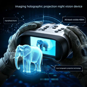 BekinTek 4K Digital Night Vision Binoculars - Full-Color HD Dual-Eye Night Vision Device with 850nm Active Illuminator 400m Long Range in Full Darkness 8x Zoom for Wildlife Tracking Farm Security & Outdoor Reconnaissance