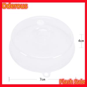 Oderous Clear Microwave Plate Cover Food Dish Lid Ventilated Steam Vent Kitchen Cooking