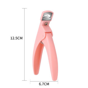 Nail Art Edge Cutter Nail Edge Clipper Fake Nails Manicure Pedicure U-Shaped French Cutter Stainless Manicure Tool Nails Clipper Nail Cutter Tool