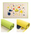 Baby Latex Air Filled Changing Mat with Printed Graphics (60cm x 90cm) Newborn Rubber Changing Cot Sheet Boy Girl Diaper Changing Mat Multipurpose Waterproof Changing Mat Infant Urine Pad Mattress Protector Bed Cot Sheet Baby Rubber Mat. 