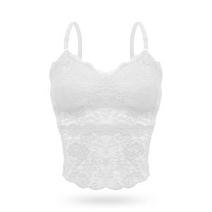 WIMIU Tanktop Bralette Bra Busa Renda Lace Brukat Tank Top Singlet BH Wanita Tang Top Perempuan 100157