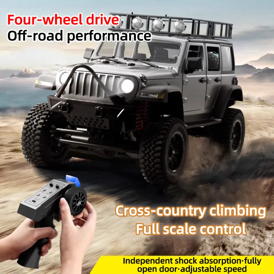 MN128 1/12 RC Car 4WD Jeep Model Remote Control LED Light 4X4