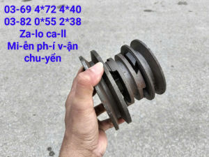 Bộ buly gắn motor máy xát gạo nghiền bột mini Toàn Phát TF888