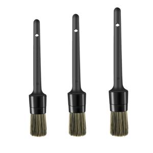 3Piece Car Interior Cleaning Brushes Set MultiSurface Detailing Brush Tool For Air vent Wheel Engine Crevices Cleaner