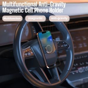 Multifunctional Anti-Gravity Magnetic Cell Phone Holder Universal Firm Car Holder Cell Phone Navigation Holder