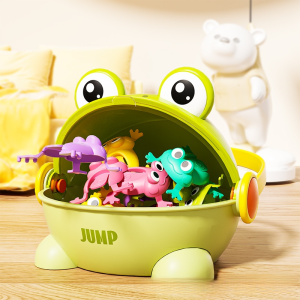 Bouncing Frog Childrens Educational Toy Bounce Fidget Toys For Kids Novelty Assorted Stress Reliever Toys For Children Birthday Gift