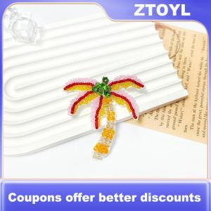 【ZTOYL】 3D dừa các bản vá lỗi cho quần áo DIY may trên các bản vá lỗi đính cườm đính parches bordados Para quần áo trang trí