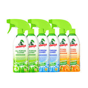 Seaways Household Cleaning Set 6 Bottles - All-purpose cleaner Bathroom cleaner Kitchen cleaner