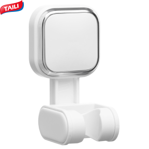 TAILI Universal Shower Rack High-end Design Square Suction Cup Shower Bracket tiada Punch Shower Head kanak-kanak Suction Cup bilik mandi Fixer Hook Shower Head Hanging Base Removable kepala pancuran laras tetap Base Rack Accessories