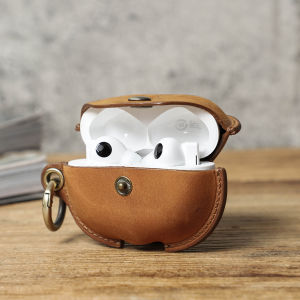 CONTACTS FAMILY Nubuck Leather Earphone Case For Huawei Freebuds Pro Cover Cases Protective Charging Box Accessories Keychain