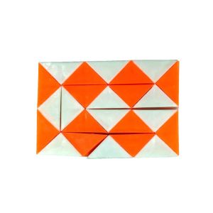 MMLUCK Có thể tháo rời Khối rắn Ma Thuật Khối lập phương có thể biến đổi Gấp Thước kẻ rắn ma thuật 24 tốc độ Khối lập phương ngón tay Hình dạng đặc biệt Thước kẻ ma thuật Trẻ em/trẻ em/trẻ mới biết đi