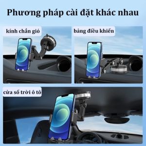 Giá đỡ điện thoại ô tô xoay 360 độ: Tối ưu hóa sự thuận tiện khi lái xe