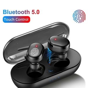 Earbuds Wireless Bluetooth 5.0 dengan Pemindai Ekstrim dan Layar Touch - Tahan Air dan Nirkabel