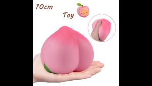 Peach Peach Toys Peach Fruit Slow Rising Soft Toy Stress Relieve Gift Slow Rising Peach Stuffed Plush