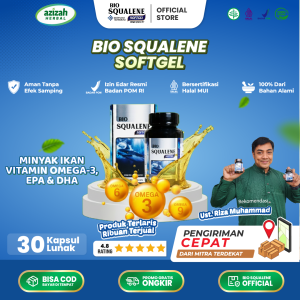 Bio Squalene Natural Health Supplement Contains 30 Softgels