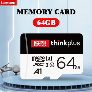 Lenovo Micro SD Card Memory Card Class 10 100MB/s 32GB/64GB/128GB High Speed TF Card For Drone CCTV Dashcam Phone Oppo Samsung Vivo