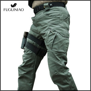 Fuguiniao IX9 tactical pants Men Militar Tactical Cargo SWAT Army Military Pants Lightweight Casual Cargo Pants Jogger Outdoors