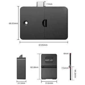 Smart Cabinet Locks Invisible Sensor Hidden Cabinet Lock Biometric Keyless Fingerprint Privacy Lock
