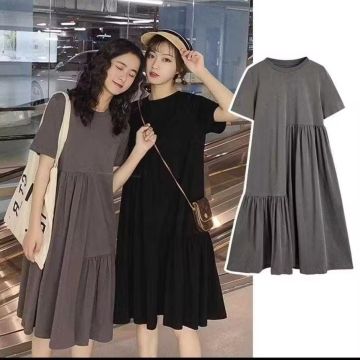midi dress polos terbaru 2025 Bsju Dred Viral Midi Dress Casual Polos Dreas Baju Pesta Trendy Drwss Korean Rok Rok Se Lutut Viral 2025 Dras Modern Atasan Wanita Terbaru Pesta Party