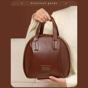 Túi đựng mỹ phẩm Lightlytravel dạng tròn loại lớn túi xách đựng mỹ phẩm siêu sang siêu đẹp túi chứa kem phấn son mỹ phẩm nước hoa siêu tiện dụng