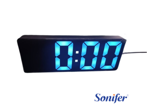 Sonifer Jam Meja Digital Alarm LED Clock Minimalis dengan Sensor Suara/Sentuh
