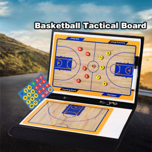 Foldable Magnetic Basketball Coaching Board: A Portable Tactical Layout Notebook