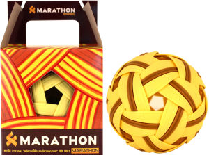 MARATHON ตะกร้อมาราธอน รุ่นMT102 รุ่นฝึกพื้นฐาน เซปักเด็กโต น้ำหนัก170กรัม Sepak Takraw Child