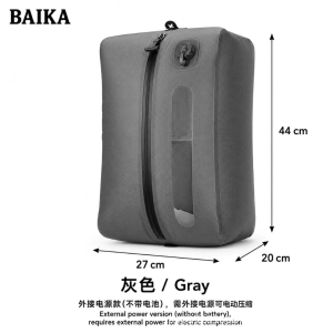BAIKA Check-in Ready Ultra Compression Vacuum Compression Bag Fits various suitcase and bag sizes Visible Air Compression Bag