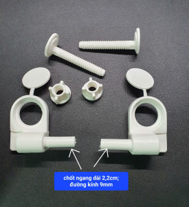 Ốc Nắp Bồn Cầu Vệ Sinh Chấn Hùng Gắn Nắp Rơi Tự Do