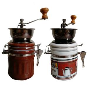 Mini Vintage Coffee Grinder for Decoration and Practical Use Coffee Mill Perfect for Coffee Enthusiasts and Traveler