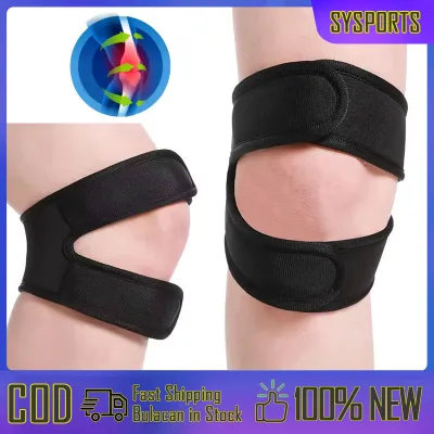 Sport Kneepad Double Patellar Knee Strap Adjustable Anti-Slip Knee Support Open Knee Wrap Band