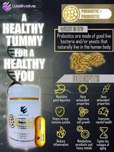 PREBIOTICS/PROBIOTICS 30 CAPSULES FOR DIGESTIVE CAR