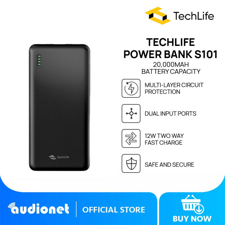 realme TechLife Power Bank S101 10000mAh/20000mAh Two-Way 12W