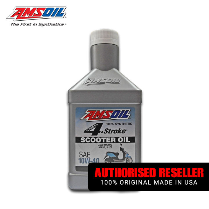 AMSOIL Formula 4-Stroke 100% Synthetic Scooter Oil 1 QT